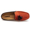Santimon Men's Suede Fringed Mules Slip-On Shallow Back Loafers Orange - 3 of 4