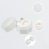 Unique Bargains Octagon Velvet Ring Box 2 Slots for Wedding Ceremony Proposal Engagement Birthday 1 Pc - 3 of 4