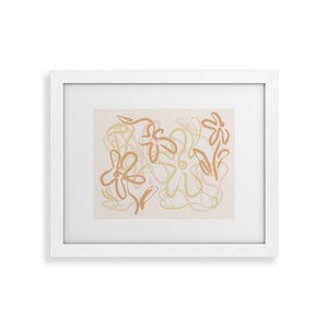 Deny Designs Alilscribble Another Flower Design Framed Art Print - 1 of 4