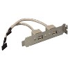 SANOXY Cables and Adapters; USB 2.0 A Female 2 Port Internal AT Motherboard Adapter - 3 of 3