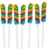 4E's Novelty 36 Pack Rainbow Twist Lollipops Individually Wrapped Bulk - Fun Rainbow Lollipops Candy with Mixed Fruit Flavors - 4 of 4