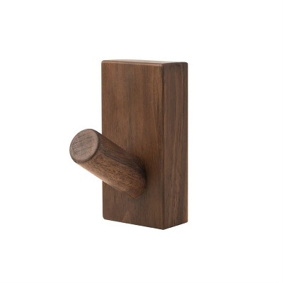 LunaLulinlk Original Wood Wall-Mounted Coat Hook – Heavy Duty, Multi-Functional for Home, Office, Living Room & Bathroom