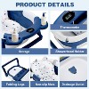 BabyBond Collapsible Baby Bathtub for Infants and Toddlers with Thermometer& 1 Soft Floating Cushion Portable Travel Baby Tub - 4 of 4