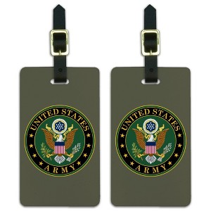 U.S. Army United States Army Eagle Logo Luggage ID Tags Set of 2 - 1 of 4