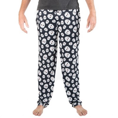 Friday The 13th Jason Mask Aop Sleep Pajama Pants : Target