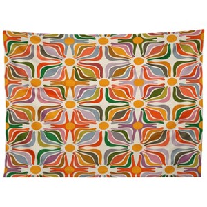 evamatise Abstract Flowers Summer Holiday Tapestry - Society6 - 1 of 3