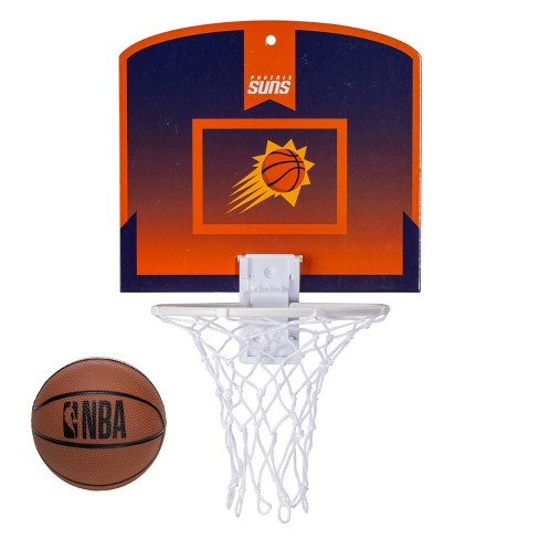 Franklin Sports NBA Phoenix Suns Over The Door Basketball Hoop - Kids Indoor  Basketball Hoop with Mini