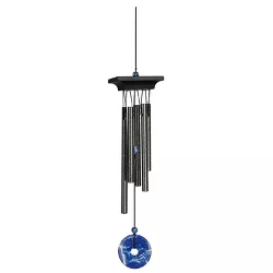 Woodstock Chimes Signature Collection, Woodstock Blue Lapis Chime, 13'' Wind Chime WBLMINI