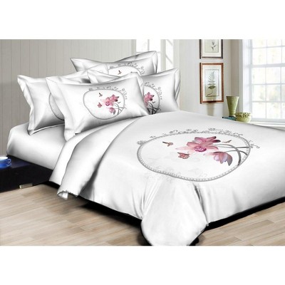 Linen Classique 320TC Flowery Portrait Duvet Set
