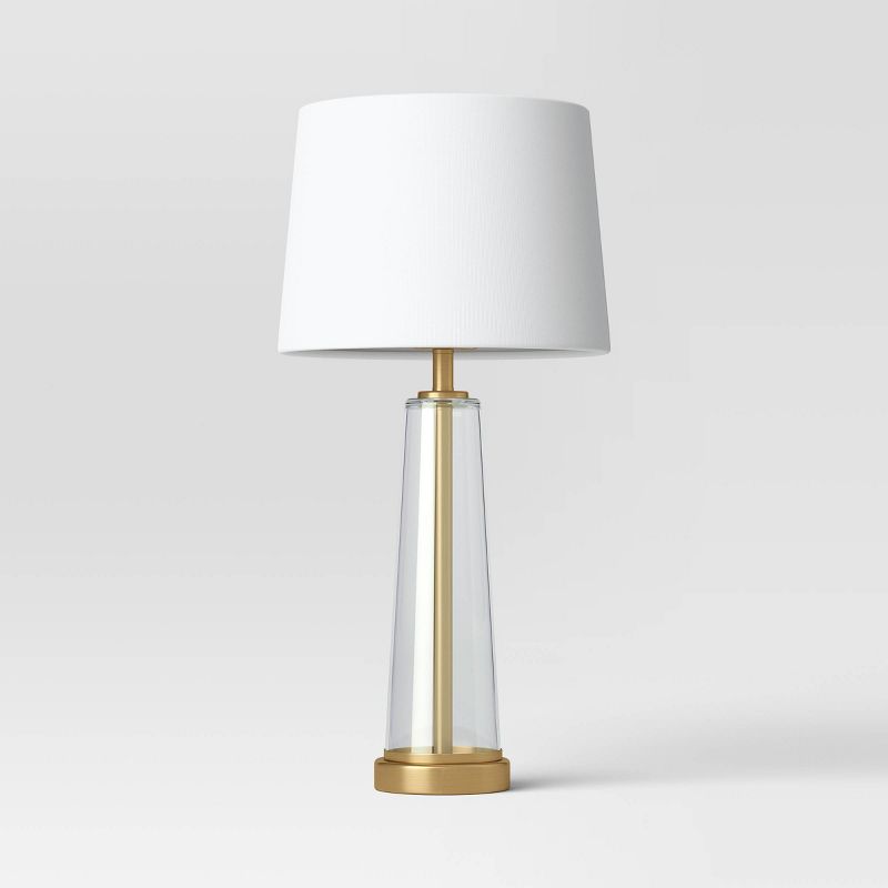 Tapered Fillable Table Lamp with USB (Includes LED Light Bulb) - Threshold™, 1 of 6