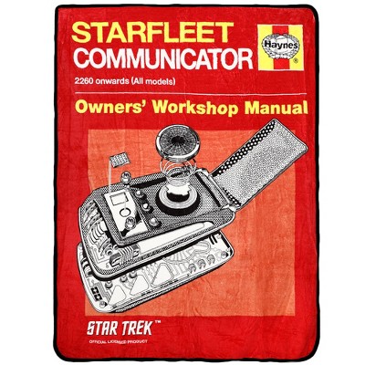 Star Trek Fleece Throw: Starfleet Communicator Owner's Manual