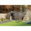 10×12FT Outdoor Storage Shed,Heavy-Duty Metal Garden Shed with Lockable Door,Waterproof Roof Outdoor Patio Storaged Sheds for Bike Backyard Pool Lawn - 3 of 4