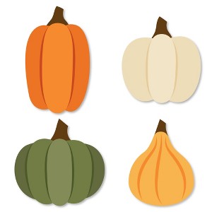 Big Dot of Happiness Fall Friends Thanksgiving - DIY Shaped Friendsgiving Party Cut-Outs - 24 Count - 1 of 4