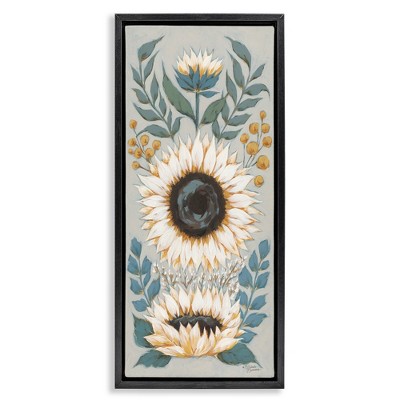 Stupell Industries Country Sunflower Blossoms Botanicals, 11" x 25"