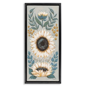 Stupell Industries Country Sunflower Blossoms Botanicals, 11" x 25" - 1 of 4