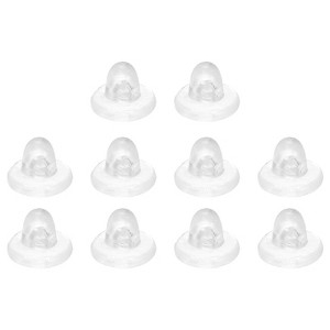Unique Bargains Silicone Clip-on Comfortable Easy to Use Earring Cushions - 1 of 4