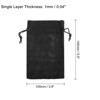 Unique Bargains Linen Bag Bank Deposit Transit Bags Gift Bag with Drawstring 10 Packs - 2 of 4