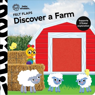 Baby Einstein Discover a Farm Felt Flaps (Board Book)