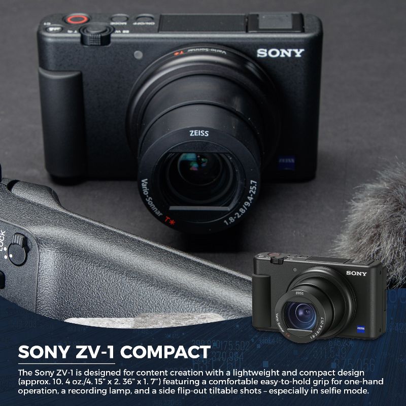 Sony ZV-1 Digital Camera (Black), 2 of 5