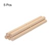 Unique Bargains Arts Crafts Garden Christmas Decoration Round Natural Wood Sticks - 3 of 4