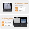 Dresser for Bedroom, Tall Storage Dresser with 12 Drawers & Side Pockets, Fabric Chests of Drawers Organizer - 2 of 4