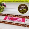 Briarwood Lane Patterned Valentine's Hearts Mini Mat 22x10 Indoor Outdoor For Valentine's Doormat - 2 of 3