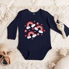 The Juniper Shop Valentine Rainbow Baby Long Sleeve Bodysuit - 2 of 3