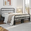 Yaheetech Metal Platform Bed Frame with Vintage Headboard and Footboard - image 2 of 4