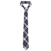 Men's Checkered 2.75 Inch Wide And 57 Inch Long 100% Cotton Neckties - 4 of 4