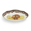 Spode Woodland Turkey Pickle Dish – 8.5 Inch Porcelain Serving Dish – Microwave, Oven, Freezer & Dishwasher Safe, Rustic Thanksgiving Serveware - 2 of 4