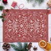 Traditional Christmas Decor Washable Area Rug Home Holiday Decor Non Slip Mat - 3 of 4