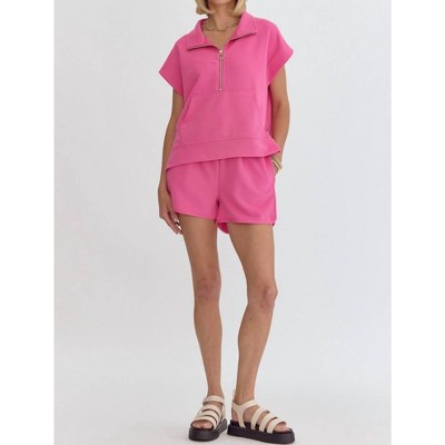 Women's Putting Sugar on Me Ribbed Shorts - entro