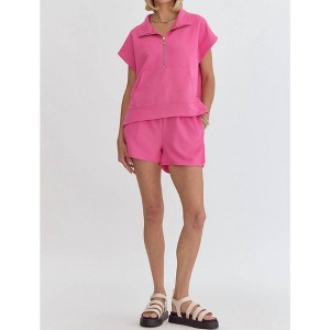 Women's Putting Sugar on Me Ribbed Shorts - entro - 1 of 4