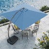 GRANDPATIO 9'10" Square Cantilever Sunbrella Umbrella - 4 of 4