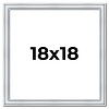 PosterPalooza | Square Classic Silver Picture Frame - UV Acrylic, Foam Board Backing, Hanging Hardware - 2 of 4