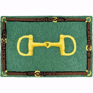 Jellybean Indoor/Outdoor Decorative Bridle & Bit Doormats - 20" X 30" - 1 of 3
