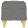 vidaXL Bench Dark Gray 27.6 in.x13.8 in.x16.1 in. Fabric - 4 of 4