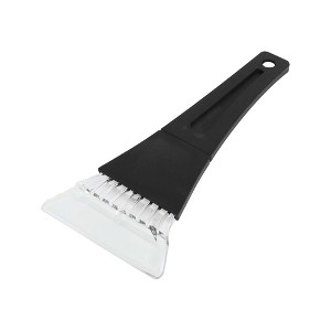Unique Bargains Universal Car Ice Scraper SUV Snow Frost Remover for Car Truck RV Windscreen Plastic Black 1pc - 1 of 4