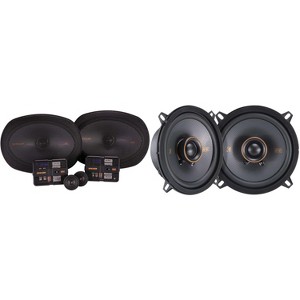 Kicker 51KSS6904 KS-Series 6x9" Component system with 1" tweeters w/ 51KSC504 5.25" Coaxial Bundle - 1 of 4