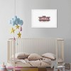 21" x 15" Red Train Transportation Framed Art Print - Wynwood Studio: Modern Decor, White Frame - 4 of 4