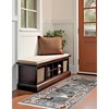 Unique Loom Narenj Birmingham Floral Indoor Woven Fringe Area Rug - 3 of 4