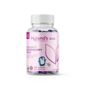 Hyland's Naturals Kids' Immune Organic Vegan Elderberry Gummies - 48ct