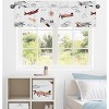 Sweet Jojo Designs Window Valance Treatment 54in. Airplane Red Blue and White - 2 of 4