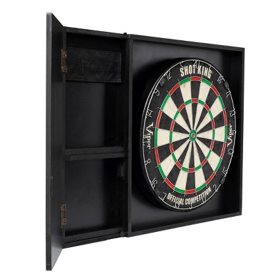 Viper Steadfast Black MDF Dartboard Set with Storage