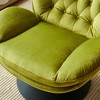 31.5'' Velvet 360° Swivel Lounge Leisure Chair with Ottoman, Thickened Foam Cushion for Living Room - 4 of 4