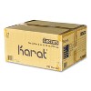 Karat PET Lids, X Straw Hole, Fits 8 oz to 10 oz Cold Cups, Plastic, Clear, 1,000/Carton - 2 of 4