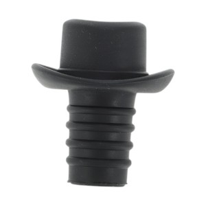 Unique Bargains Hat-Shaped Wine Stopper Silicone 1.61"x1.61"x1.85" 1 Pc - 1 of 3