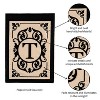Evergreen Flag Cambridge Chic Letter T Monogram Applique Garden Flag - 12.5" Wide x 18" High - 4 of 4