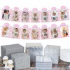 Big Dot of Happiness Pink Snowflakes 1st Birthday - DIY Girl Winter ONEderland Party Decor - 1-12 Monthly Picture Display - Photo Banner - 2 of 4