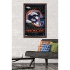 Trends International NFL Denver Broncos - Neon Helmet 23 Framed Wall Poster Prints - 2 of 4